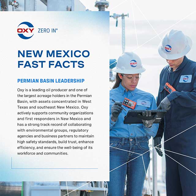 Oxy New Mexico Fast Facts Cover