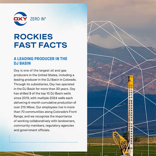 Oxy Rockies Fast Facts Cover